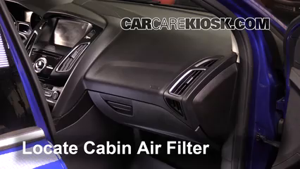 2015 Ford Focus Titanium 2.0L 4 Cyl. FlexFuel Sedan Filtre à air (intérieur) Contrôle